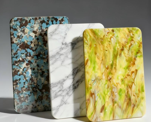 Patterned acrylic sheet