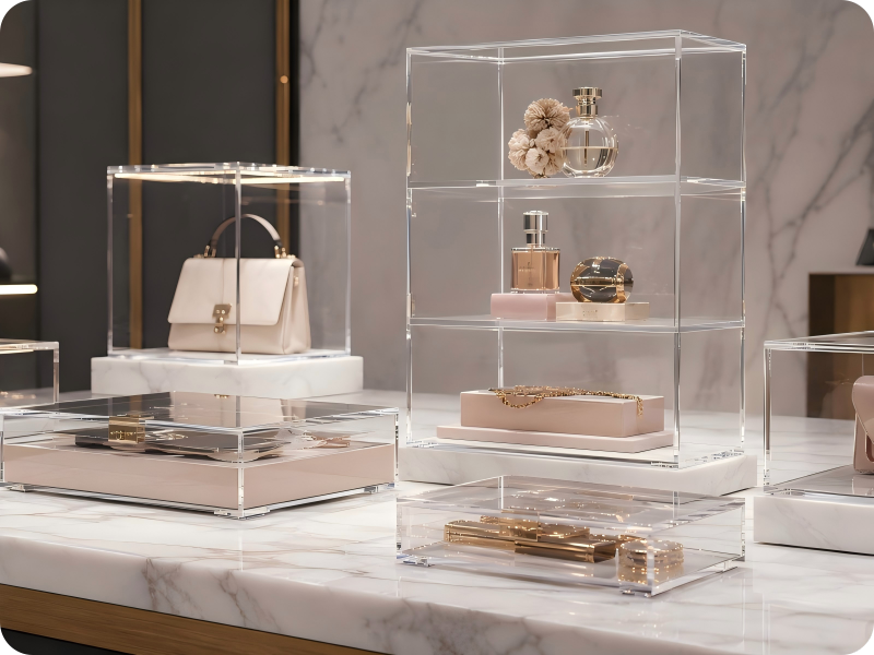 Acrylic Boxes, Covers, and Display Cases